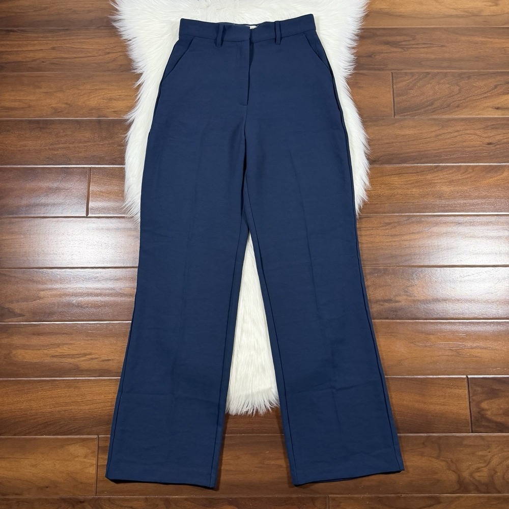 Abercrombie & Fitch Size 4 / 27 Long High Rise Sloane Tailored Wide Leg Pants